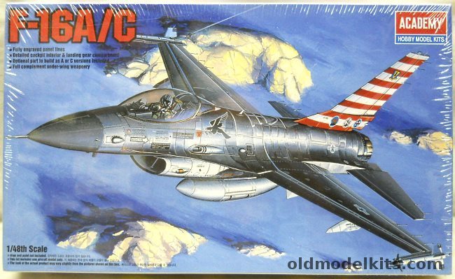 Academy 1/48 F-16A / F-16C Fighting Falcon, 12259 plastic model kit